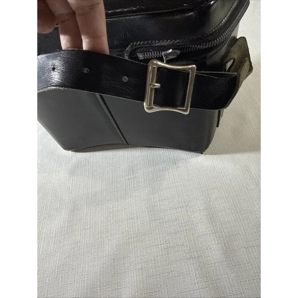 Vintage Traid Fotron Belding Saddle Leather Camera Case 10 X 7 X 5 Triad Corp